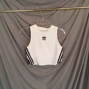 Adidas Trefoil Cropped Tank Top